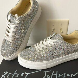 Betsey Johnson Sidny Rhinestone Sneakers
